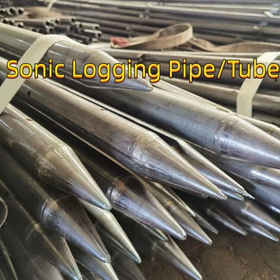 50mm Erw Steel Sonic Logging Tube สําหรับขุดค้อน