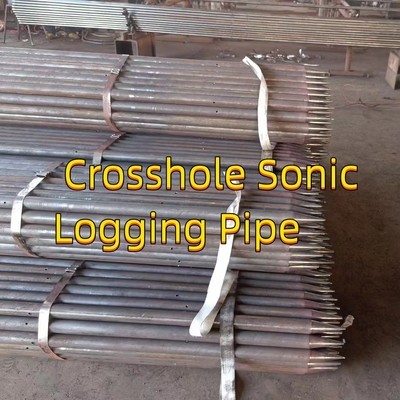 ประเภท threading Crosshole หลอด logging Sonic Od 57mm ความหนา 3mm สําหรับขุดค้อน