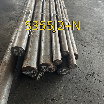 EN 10028 S355J2 รางกลม Dia 50*6000MM DIN 1.0577 (S355J2+N) ST52-3 สายเหล็กสแตนเลส