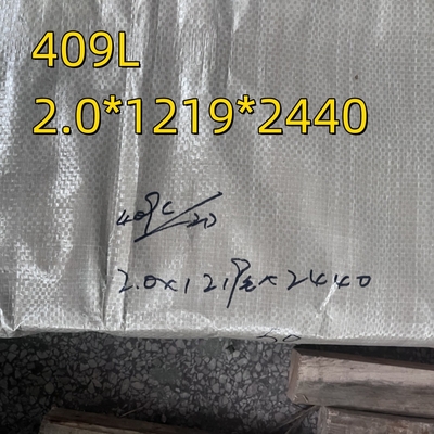 เกรด 409L 1.4510 ผนังเหล็กไร้สแตนเลสม้วนเย็น 0.5-3mm 2B 2D จบ SUH409L