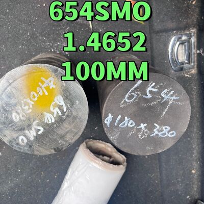 S32652(UNS 654SMO)Super Austenitic Stainless Steel Round Bar  1.4652 / X1CrNiMOCUN24-22-8 Solid Rod 