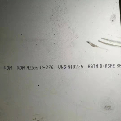 แผ่นเกรด Hastelloy C-276 อัลลอย ASTM B575 UNS N10276 แผ่นโลหะผสม