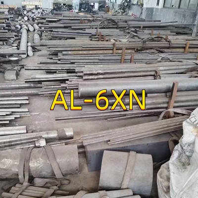 ASME SB462 UNS N08367 AL-6XN เหล็กกล้าไร้สนิมเส้นกลมและพื้นผิวสว่าง OD 30 มม.