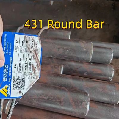 เหล็กเส้นกลมสแตนเลส SUS431 รีดร้อน AISI 431 1.4057 เพลาเหลี่ยม