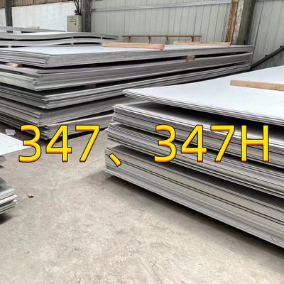 Astm A240 เกรด Tp347 347h พล็อตเหล็กดัดขนาด 1000mm X 1000mm X 15mm หนา