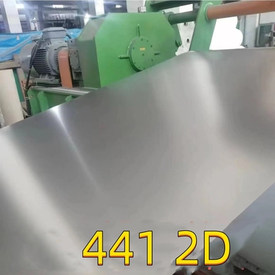 Aisi 441 1.4509 0.8 มิลลิเมตรแผ่นเหล็กไร้สแตนเลส 2D พื้นที่ 1220 * 2440 มม สําหรับอุตสาหกรรมรถยนต์