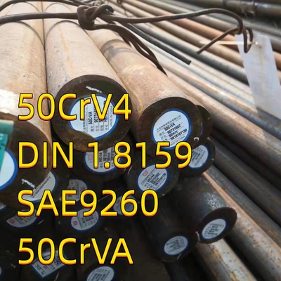 50CrV4 สตาร์กลมสตาร์สปริง DIN 1.8159 SAE9260 50CrVA OD 180 mm X 2500 mm