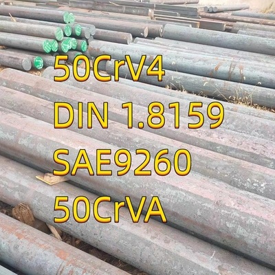 50CrV4 สตาร์กลมสตาร์สปริง DIN 1.8159 SAE9260 50CrVA OD 180 mm X 2500 mm