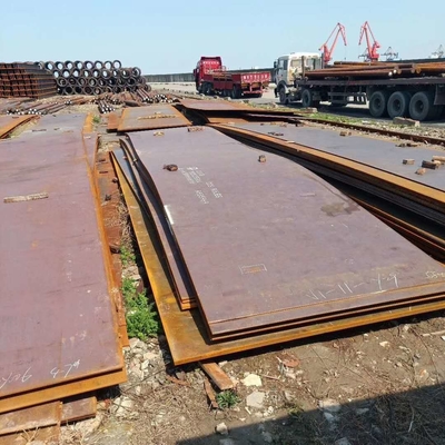 ขนาดแผ่นเหล็กความแข็งแรงสูง AH36: 50mmT x 2438mmW x 1500mmL ใบเหล็กเรือ CCS LR BV Class สําหรับเรือ
