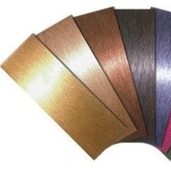 ROSE GOLD 0.5*1220x2440mm สแตนเลส กระจกเรียบกระจกแผ่นสําหรับตกแต่งเพดาน