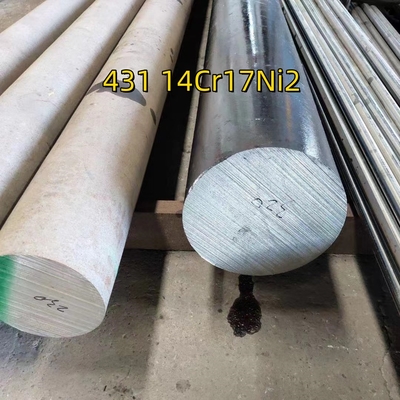 เหล็กไร้สแตนเลส 14Cr17Ni2 AISI 431 รอบแท่น 230mm DIN1.4057 สต๊อป