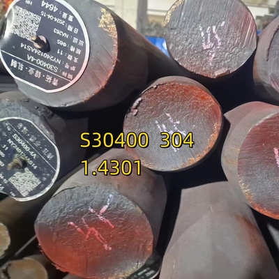 ความยาว 4-6m ASTM A276 TP304 1.4301 สายกลมจากสแตนเลส