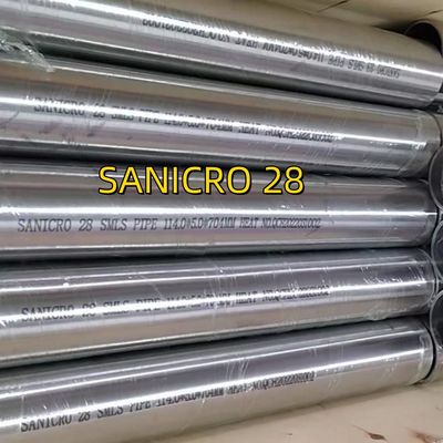 SANICRO 28 UNS N08028/W. Nr. 1.4563 SMLS ท่อ สะสม 28 ท่อเหล็กไร้สแตนเลส 114*5*6000