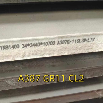 CS โลหะเหล็กหม้อเหล็กเหล็กเหล็กเหล็กเหล็ก 2000 x 12000 6 มม ASME SA387 Gr.22 CL2