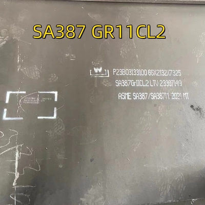 ASTM SA/A387 GR11 CL2 แผ่นเหล็กสแตนเลส 6000 x 2000 x 10 มิลลิเมตร