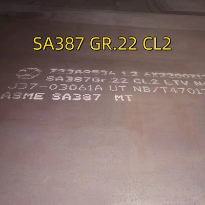 SA387 Gr22 Cl2 แผ่นเหล็กสแตนเลสม้วนร้อน EN 10028