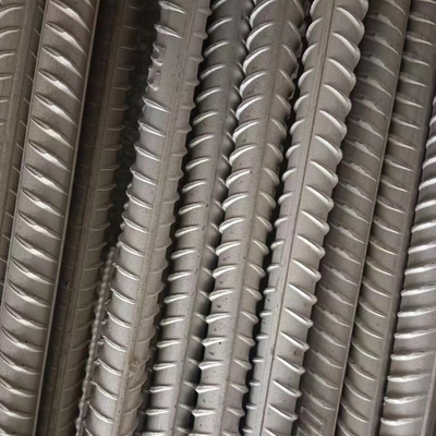 โหลดร้อน 316L / 304 สแตนเลส สแตนเลส Rebar Bar Thread สแตนเลส Rebar deformed เสริมสแตนเลส Rebar สําหรับการสร้าง