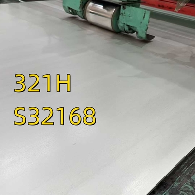 32168 321H แผ่นเหล็กไร้ขัด ASME SA240 12*1500*6000MM