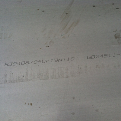 ASTM A240 TP304 S30408 1.4301 แผ่นสแตนเลส NO.1 พื้นผิว 1500x3000mm ขนาด