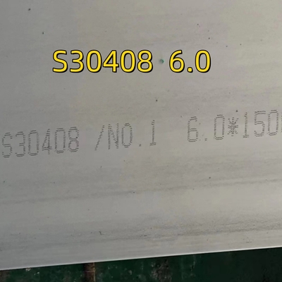 ASTM A240 TP304 S30408 1.4301 แผ่นสแตนเลส NO.1 พื้นผิว 1500x3000mm ขนาด