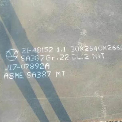 SA387 Gr.11 CL.2 LTV N+T แผ่นเหล็ก ASME SA387 แผ่นหม้อกลัดร้อน ASME SA387