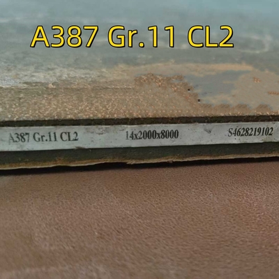 ASME SA387 Gr.11 CL2 16*2000*1000MM แผ่นเหล็กสําหรับเครื่องปั่นและภาชนะความดัน