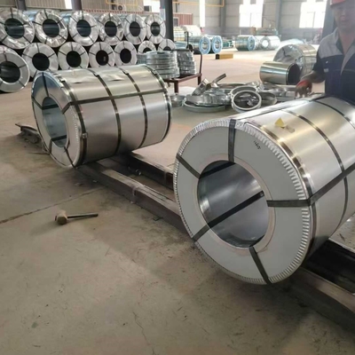 ASTM A653 G90 DX51D SGH340 ความแข็งแกร่งสูง ด้วยการเคลือบเหล็ก Z275 สแตนเลสโค้ล Zero Spangle