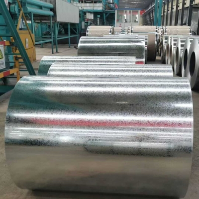 ASTM A653 G90 DX51D SGH340 ความแข็งแกร่งสูง ด้วยการเคลือบเหล็ก Z275 สแตนเลสโค้ล Zero Spangle