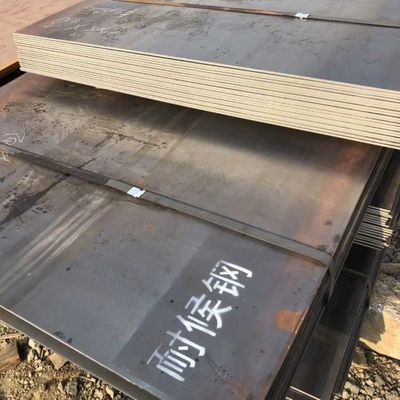 ทนทานการกัดกรอง Q355NH S355J2WP ASTM A242 ประเภท Corten A แผ่นเหล็กทนฤดู