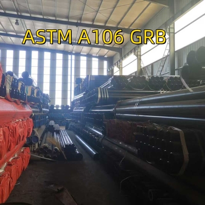 ท่อไร้รอยใน 24 " Sch-Std PE ใน ASTM A106 Gr B ท่อสแตนเลส SMLS คาร์บอนสําหรับบริการอุณหภูมิสูง