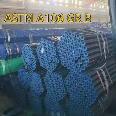 ท่อไร้รอยใน 24 " Sch-Std PE ใน ASTM A106 Gr B ท่อสแตนเลส SMLS คาร์บอนสําหรับบริการอุณหภูมิสูง