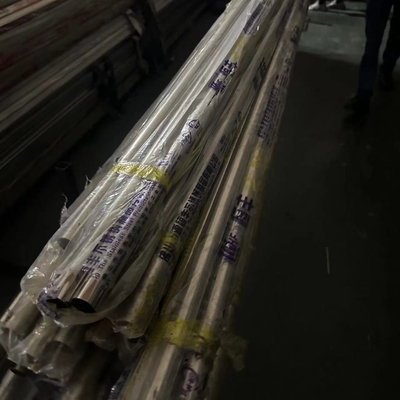 ASTM A554 201 ท่อผสม 25*0.8*6000mm 320 ท่อสแตนเลสกระจกกระจก
