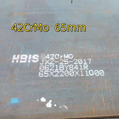 EN 10083 DIN 1.7225 42CrMo4 JIS G4053 SCM 440 SAE 4140 / 4142 แผ่นเหล็กสแตนเลส