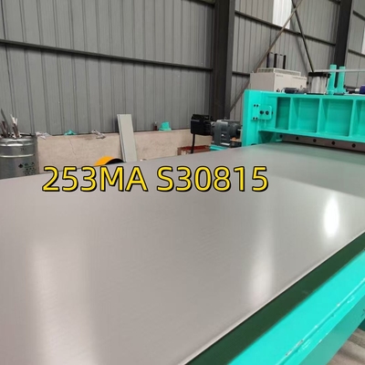 UNS S30815 สับสนธิ 253MA พลาสต์เหล็กดัดเหล็กกันอุณหภูมิสูง 5.0*1500*6000MM