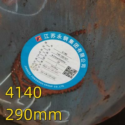 หมุนร้อน SAE4140 เหล็กสแตนเลส สายกลม OD 200-600mm SCM440 กระดานแข็งโกง