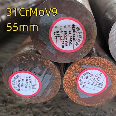31crmov09 Q+T 1.8519 สแตนเลส สแตนเลสกลม 30-500 มิลลิเมตร สแตนเลสไนไตรไดเรดทับร้อนและโกง