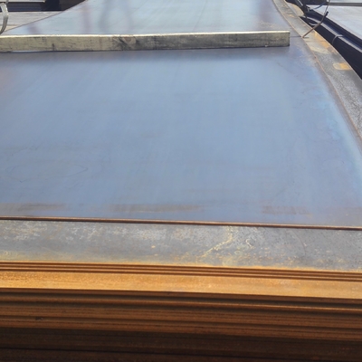 Q235 A36 แผ่นเหล็กม้วนร้อน EN10028 S235JR MS แผ่นเหล็กคาร์บอน 6.0*1500*6000MM