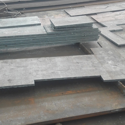 EN10025 S355J2+ N การตัดแผ่นเหล็กม้วนร้อนเป็นรูปร่างต่าง ๆ การตัดชิ้นส่วนการประมวลผล
