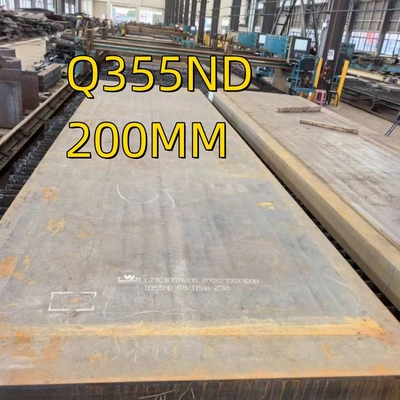 ผนังเหล็กโครงสร้างคาร์บอน S355J2 +N ผนังเหล็กคาร์บอนม้วนร้อน Q355ND 200MM