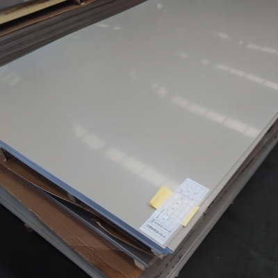SS316L 2b หนังเหล็กไร้ขัด ASTM AISI 316L 1.5*2000*6000mm แมท ปิดด้วยฟิล์ม PVC