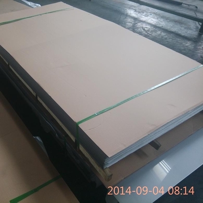 DIN1.4301 1.2*1500*3000 SUS304 แผ่นโลหะจากสแตนเลสไร้สแตนเลส พร้อมหนัง PE 2B พร้อมใบรับรอง 3.1