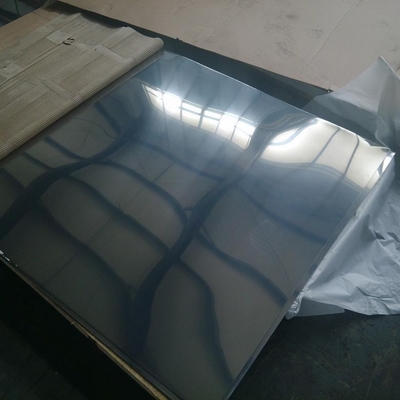 DIN1.4301 1.2*1500*3000 SUS304 แผ่นโลหะจากสแตนเลสไร้สแตนเลส พร้อมหนัง PE 2B พร้อมใบรับรอง 3.1
