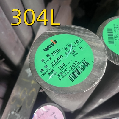 พื้นผิวสีดําสดใสกระจ่าง 304L สแตนเลสกลม / SS 304 สตาร์ด