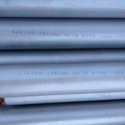 2 นิ้ว SCH40 / 40S 2507 ท่อสแตนเลส Super Duplex ASTM A789 S32750 ท่อเหล็ก Duplex