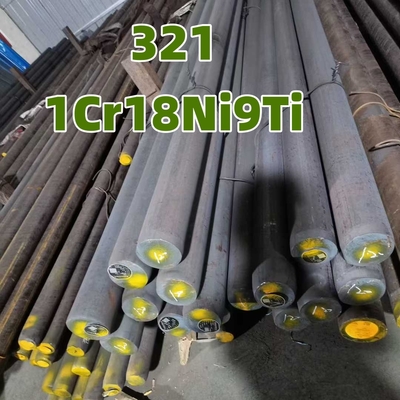 ASTM A479 TP321 สายกลมเหล็กไร้ขัด DIN1.4541 6-250mm
