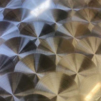 เกรด 201 304 การตกแต่งภายใน ผนังคลุม CD จานรูปแบบ 3D เลเซอร์ฉลากแผ่นสแตนเลส