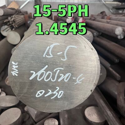 เหล็กกล้าไร้สนิม 15-5PH UNS S15500 แบบแท่งกลม AMS 5659 H1025 ผ่านการอบชุบด้วยความร้อน ขนาด 6-300 มม. สำหรับอุตสาหกรรมอากาศยาน