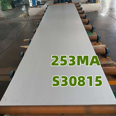 แผ่นสแตนเลสทนความร้อน 253MA S30815 1.4835 โลหะผสมทนอุณหภูมิสูงสำหรับอุปกรณ์เตาเผา