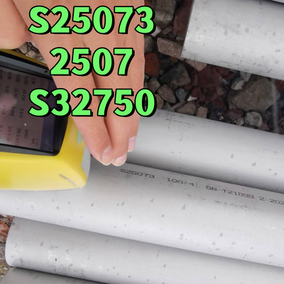 2507 Super Duplex Stainless Steel Seamless Pipe UNS S32750 ASTM A789 Pickled Annealed OD6-1000mm