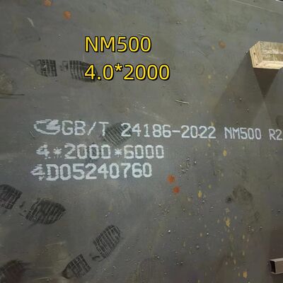 เหล็กทนการสึกหรอ NM500 เพลททนการขัดถู AR500 ความหนา 6 มม. - 60 มม.